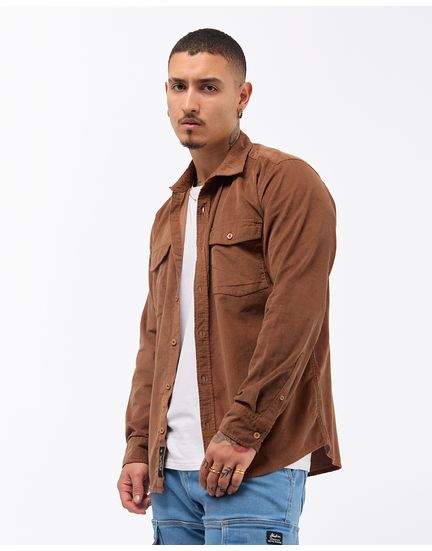 Camisa-Hombre-Duroy-Beige-Latte-M