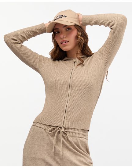 Casaca-Mujer-Viviana-Beige-Melange-S