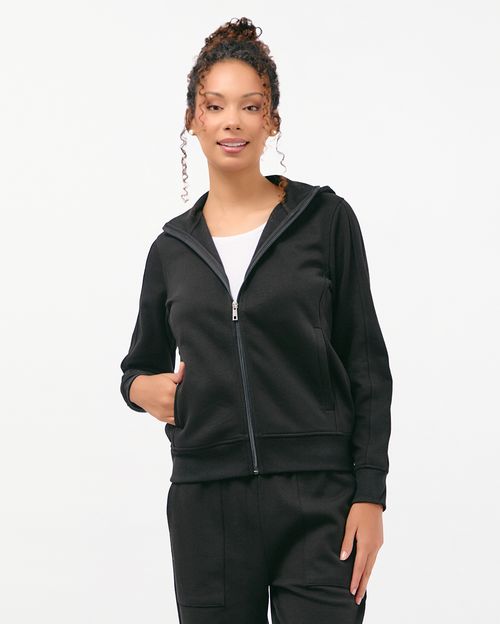 Casaca-Mujer-Clara-Negro-S