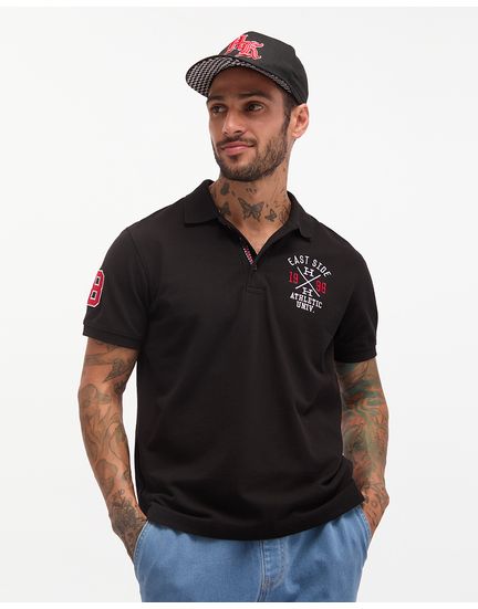 Polo-Cuello-Camisa-Hombre-Ivan-Negro-M