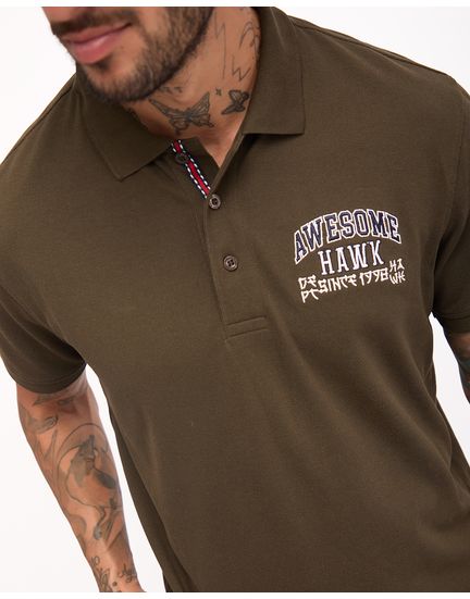 Polo-Cuello-Camisa-Hombre-Ivan-Verde-Militar-M