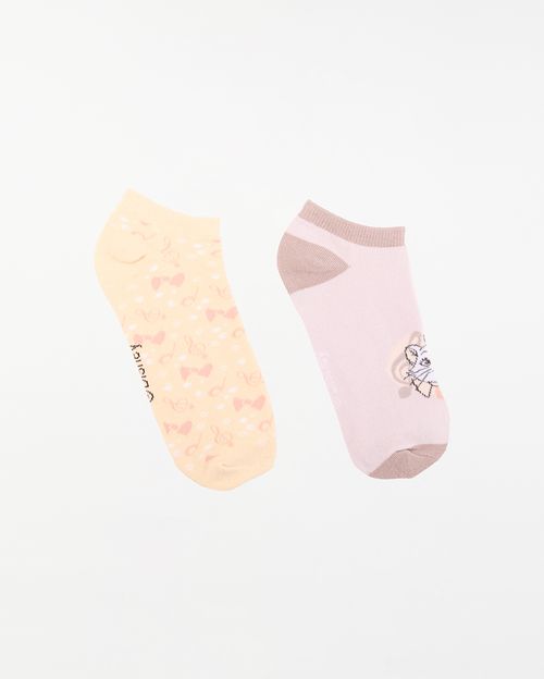 Calcetines-Pack-X-2-Mujer-Emma-Lila-Violet-Melon-Vintage-U