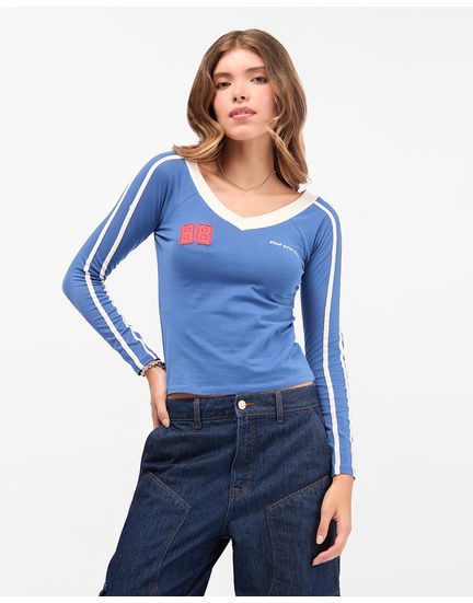 Polo-Mujer-Carmen-Azul-S