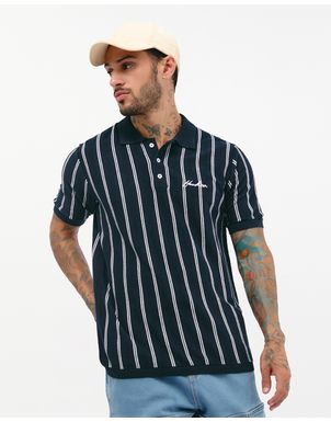 Polo-Cuello-Camisa-Hombre-Gaston-Azul-Pageant-M