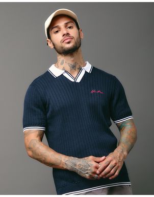 Polo-Cuello-Camisa-Hombre-Leny-Azul-Pageant-M