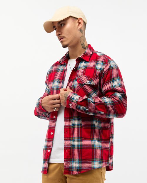 Camisa-Hombre-Thomas-Rojo-Fuerte-M
