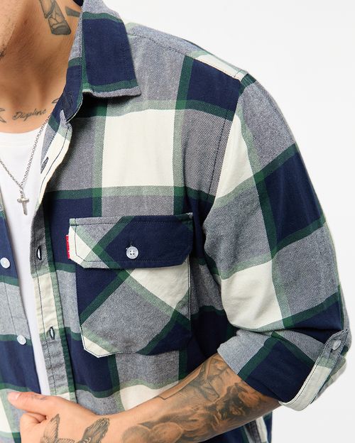 Camisa-Hombre-Thomas-Azul-Oxford-M