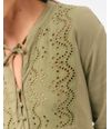 Blusa-Mujer-Blanca-Verde-Olivo-S
