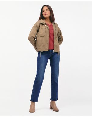 Casaca-Mujer-Jisso-Verde-Musgo-S