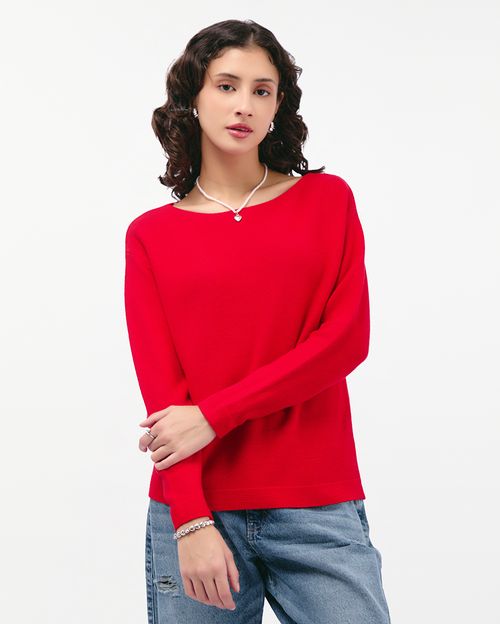 Chompa-Mujer-Emilia-Rojo-S