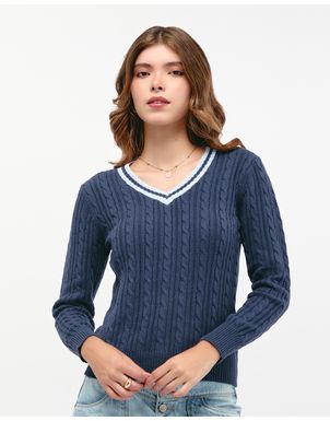 Chompa-Mujer-Elin-Azul-S