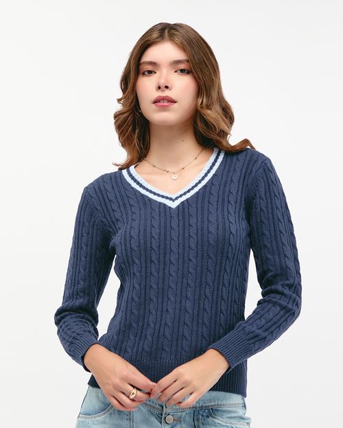 Chompa-Mujer-Elin-Azul-S