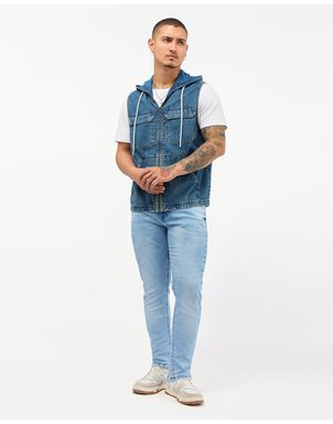 Chaleco-Denim-Hombre-West-Total-Stone-Green-M
