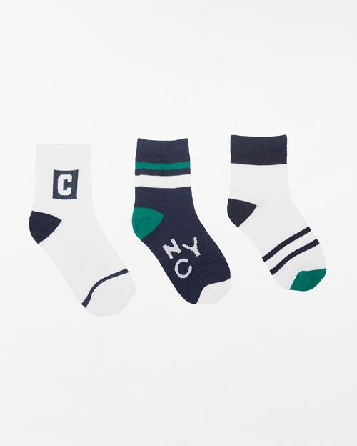 Calcetines-Pack-X-3-Niño-Mariano-Azul-Coco-Verde-06