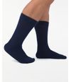 Calcetines-Pack-X-2-Hombre-Formal-Azul-Nautico-U