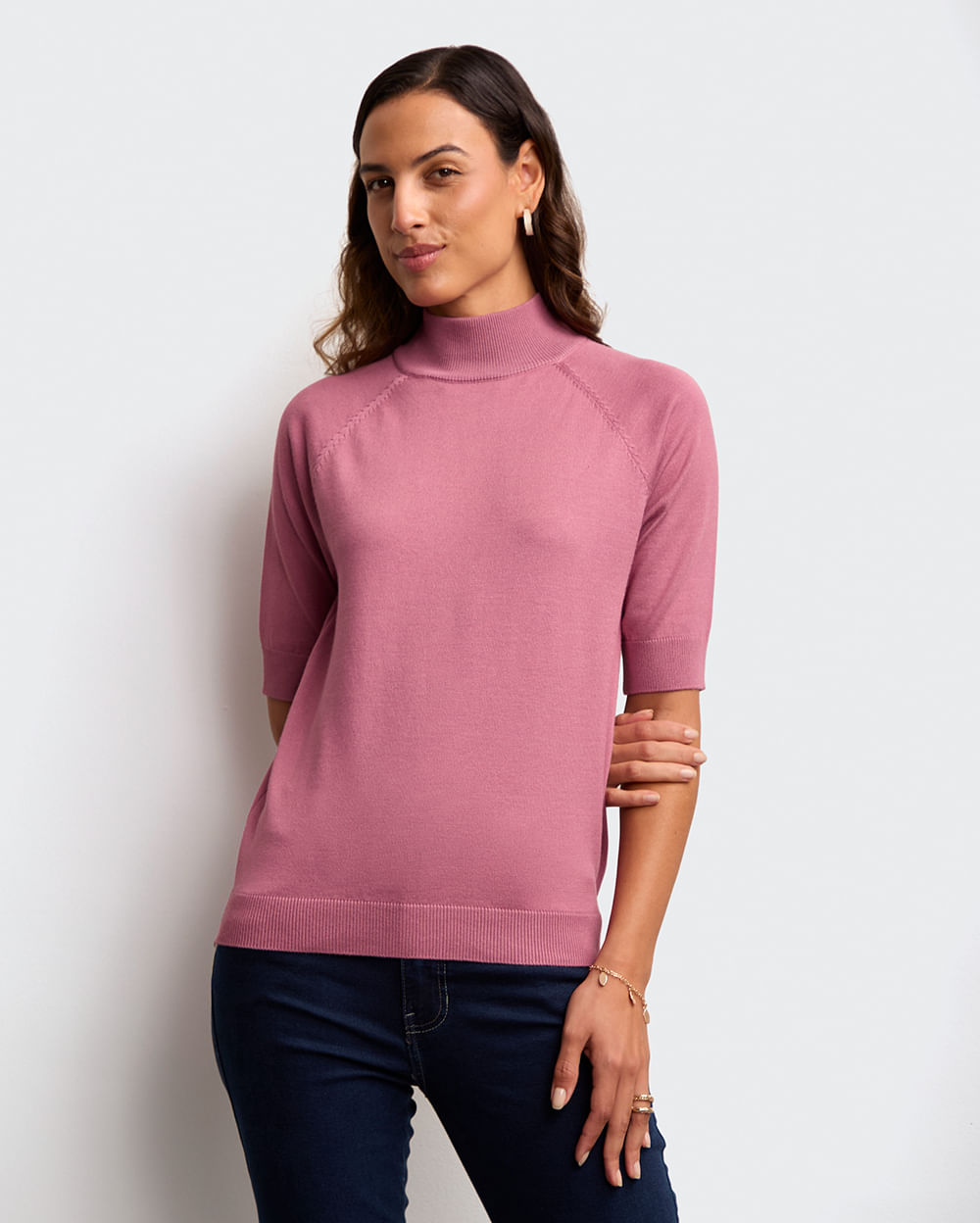Chompa Mujer Valentina Sol3 Malva Deco