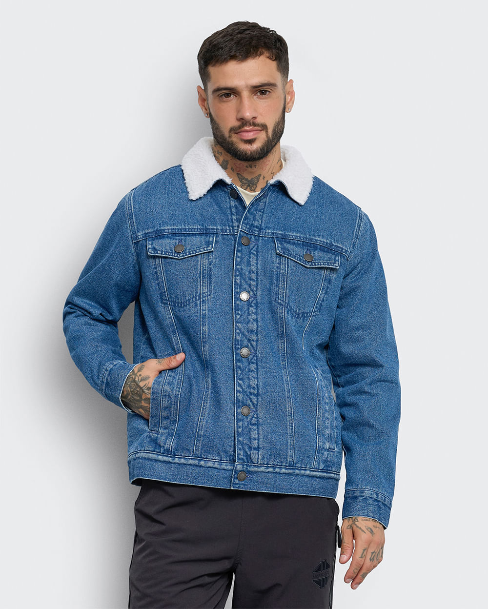 Casaca Hombre Ian Azul Medio