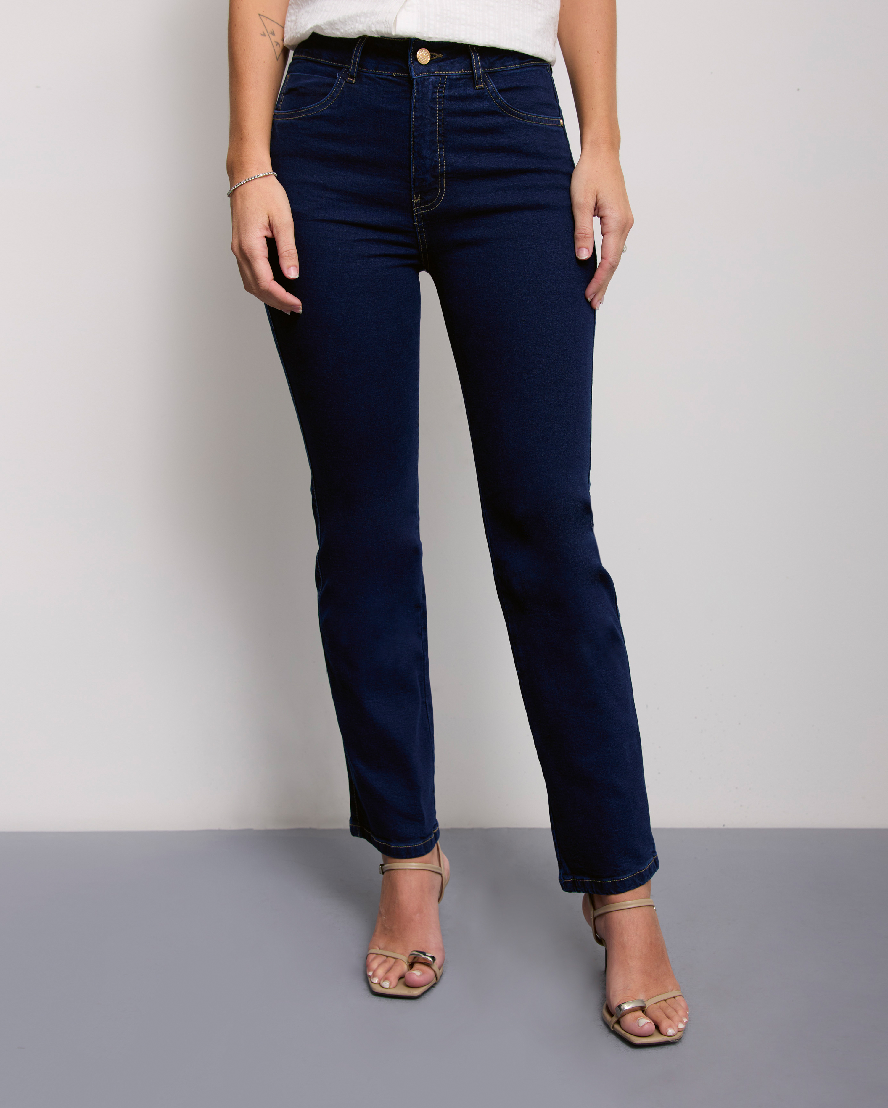 Jean Mujer Rosaura Total Stone Blue