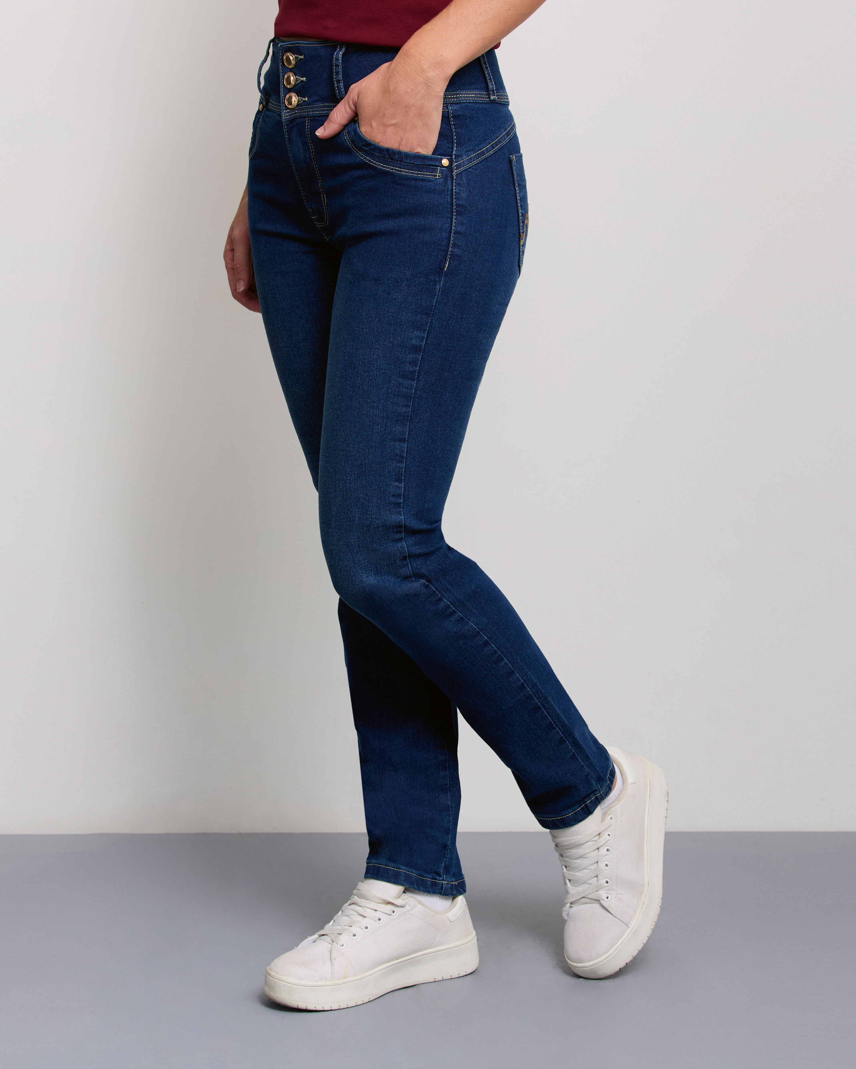 Jean Mujer Jazmin Total Dirty Green